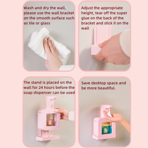 New Automatic Soap Dispenser Cute Pet Contact Free Hand Sanitizer USB - Image 6