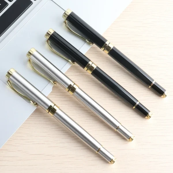 1Pcs Luxury Brand Roller Ballpoint Pen Metal Office School Supplies - Image 4