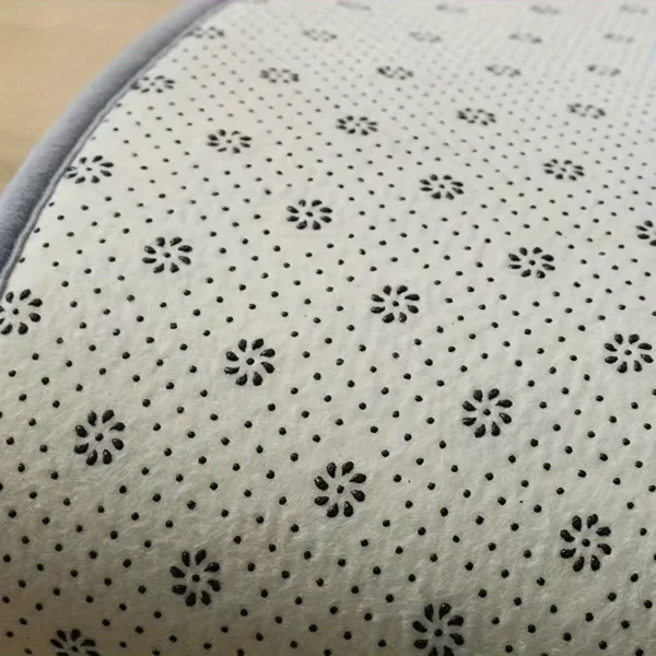 Thickened special-shaped bathroom absorbent floor mat flannel toilet - Image 3