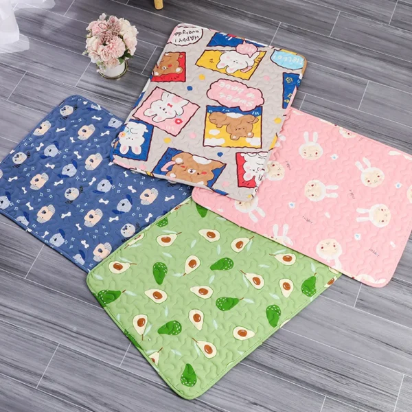 Moisture Proof Pet Dog Floor Mat Cooling Sofa Cushion Skin Friendly - Image 2