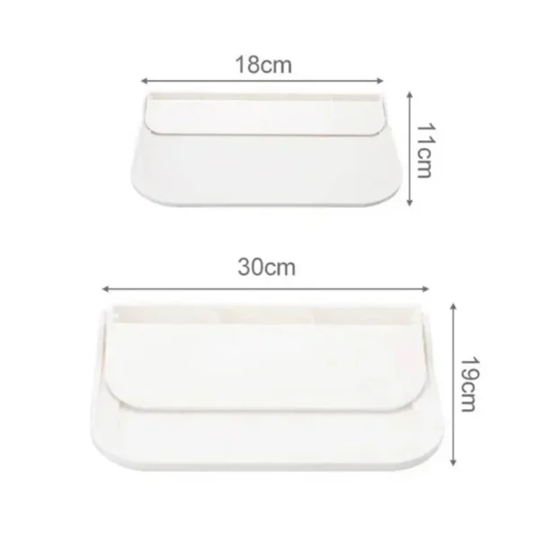 Folding Wall Mounted Shelf Saving Space Foldable Storage Rack - Image 5