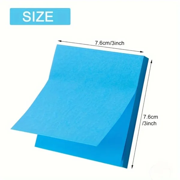 300-piece self-adhesive sticky note set - vibrant neon colors - Image 3
